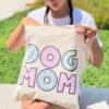 Dog Mom Donut Canvas Bag