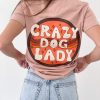 Dark Beige Crazy Dog Lady Tee