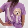 Purple Love Pink Dog Tee