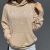 Beige Line Frenchie Hoodie