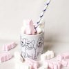 Frenchie BLK Line Mug