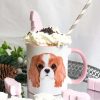Cav Two Pink Handle Mug
