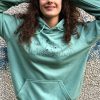 Mint Dachshund BLK Line Hoodie