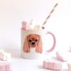 Ruby Cav Pink Handle Mug