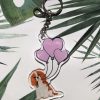 Cav Purple Balloons Keychain