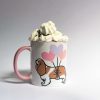 Cavalier Balloons Pink Handle Mug