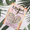 Beige Love Has 4 Paws Keychain