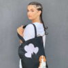 Black Cavalier Purple Balloons Canvas Bag