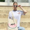 Beige Watermelon Canvas Bag