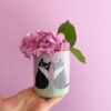 Cats Pink Handle Mug