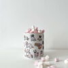 Dogs Cartoon Pink Handle Mug