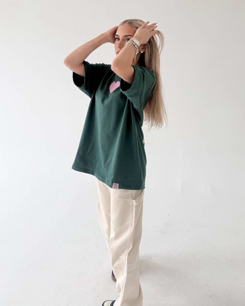 Green Dogs Are My Fav Ppl Pink Tee - Image 6