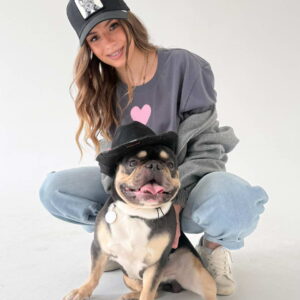 Grey Dogs Are My Fav Ppl Pink Tee