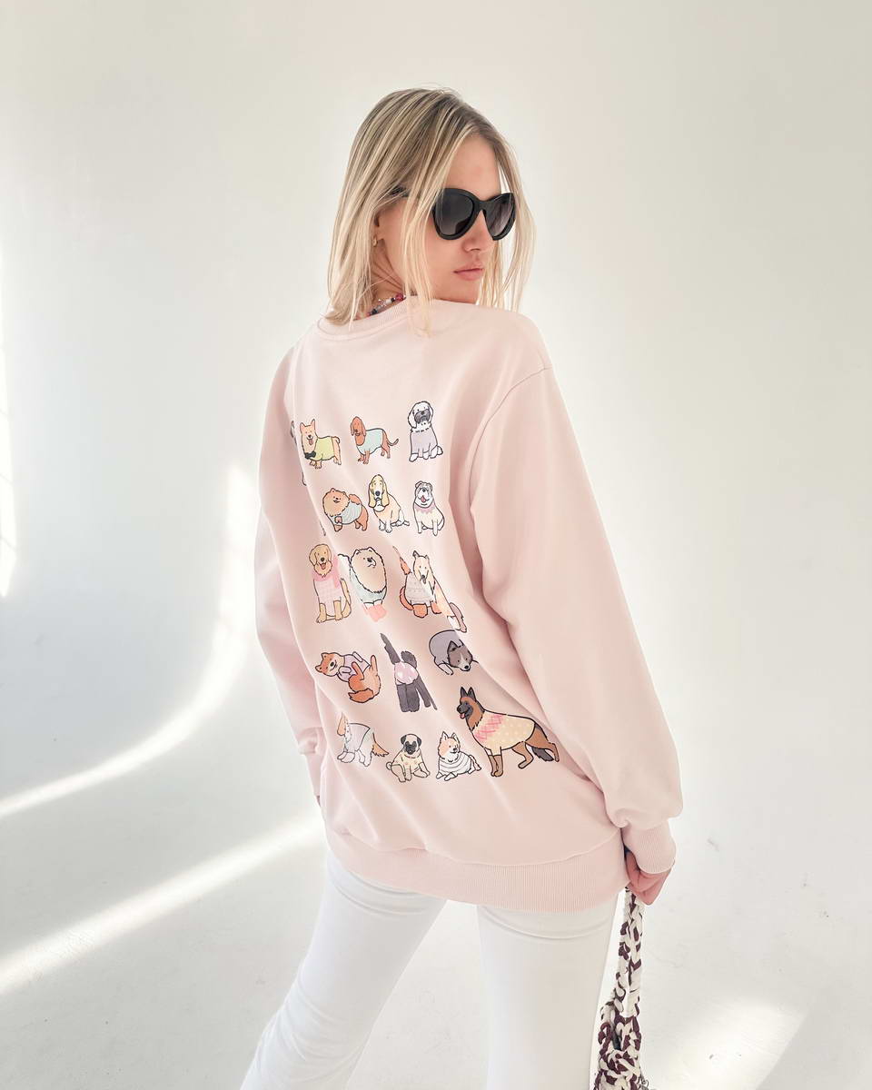 Pink Woof You Sweatshirt