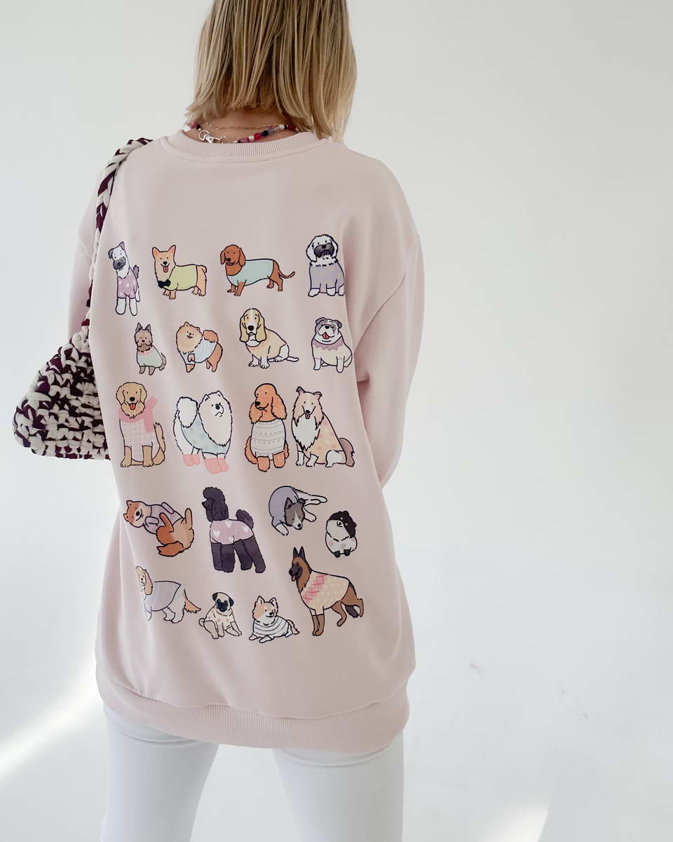Pink Woof You Sweatshirt - Image 6