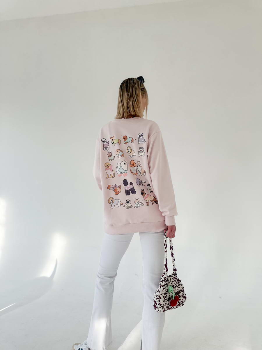 Pink Woof You Sweatshirt - Image 2
